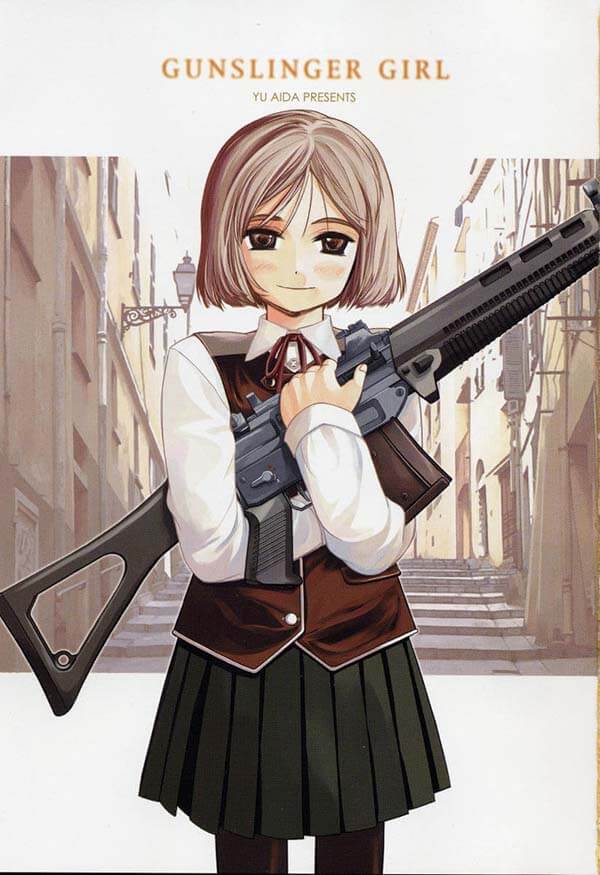 《GunslingerGirl-ガンスリンガー·ガール-(神枪少女)》日文原版漫画，全15卷，已完结。