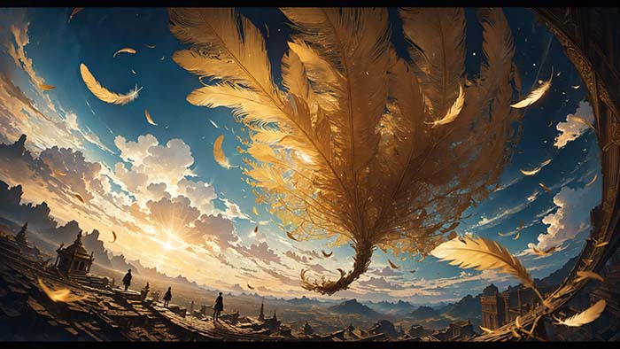 本站2026年第1版背景图片：巨大羽毛